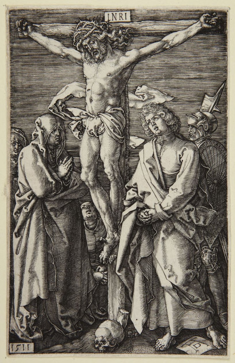 A crucificação (série da Paixão gravada) de Albrecht Dürer