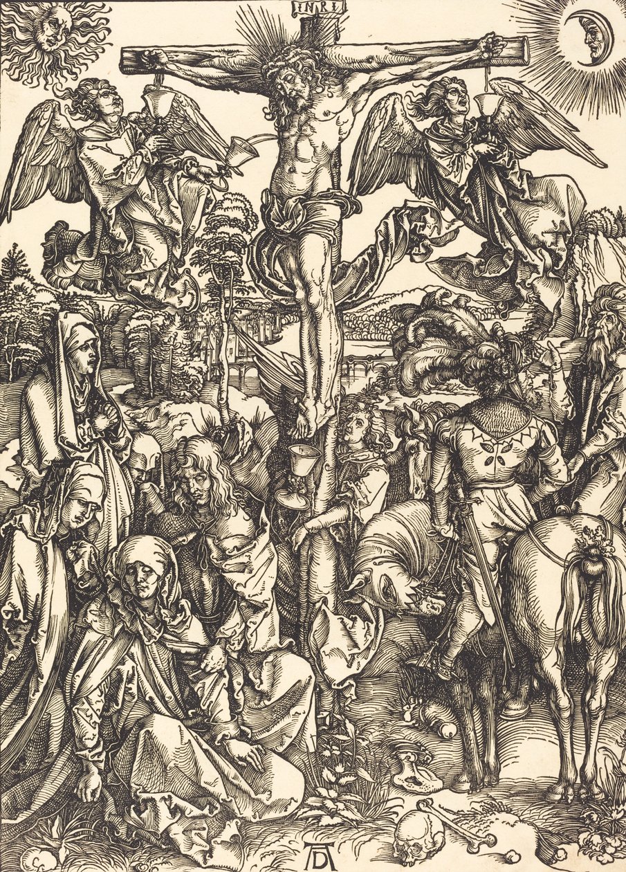 A Crucificação, c. 14971498. de Albrecht Dürer
