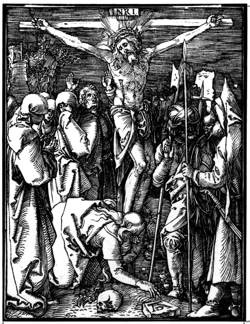 A Crucificação, de A Pequena Paixão, c.1509-11 de Albrecht Dürer