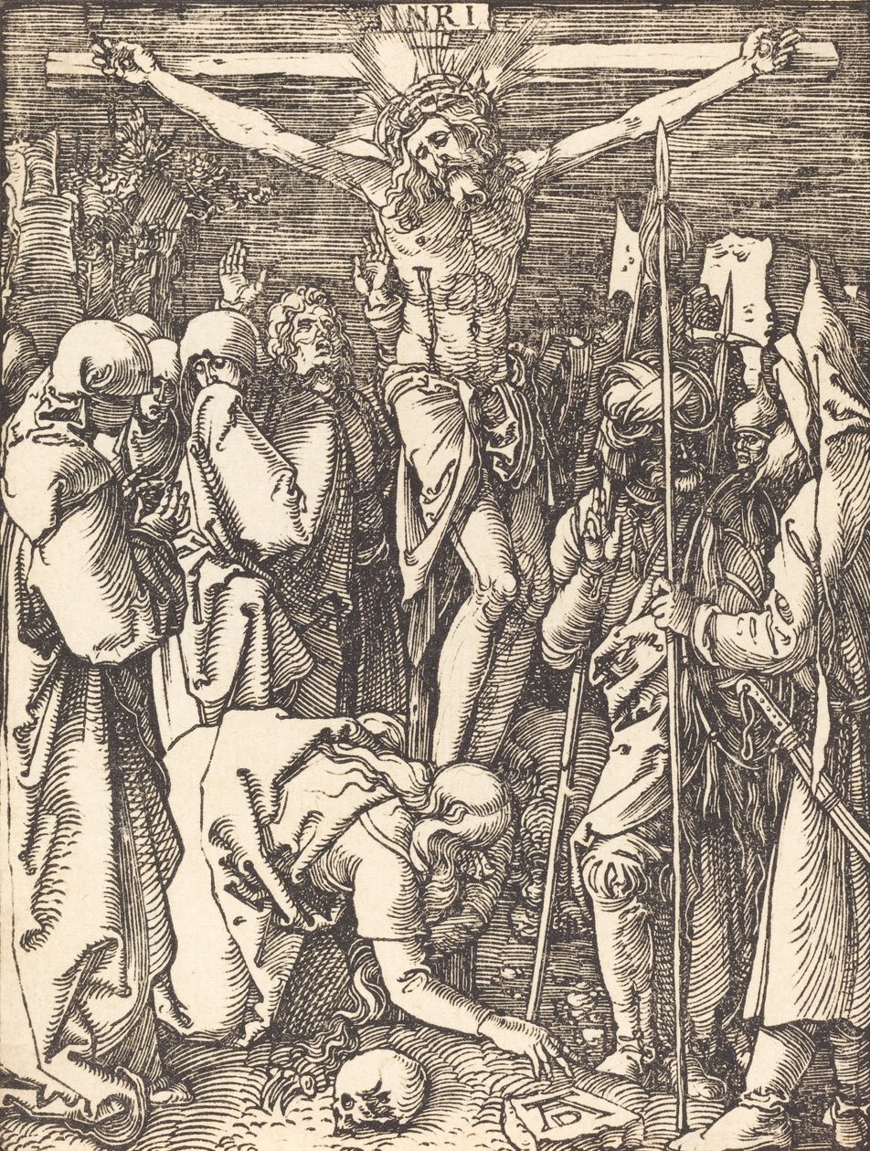 A Crucificação, provavelmente c. 15091510. de Albrecht Dürer