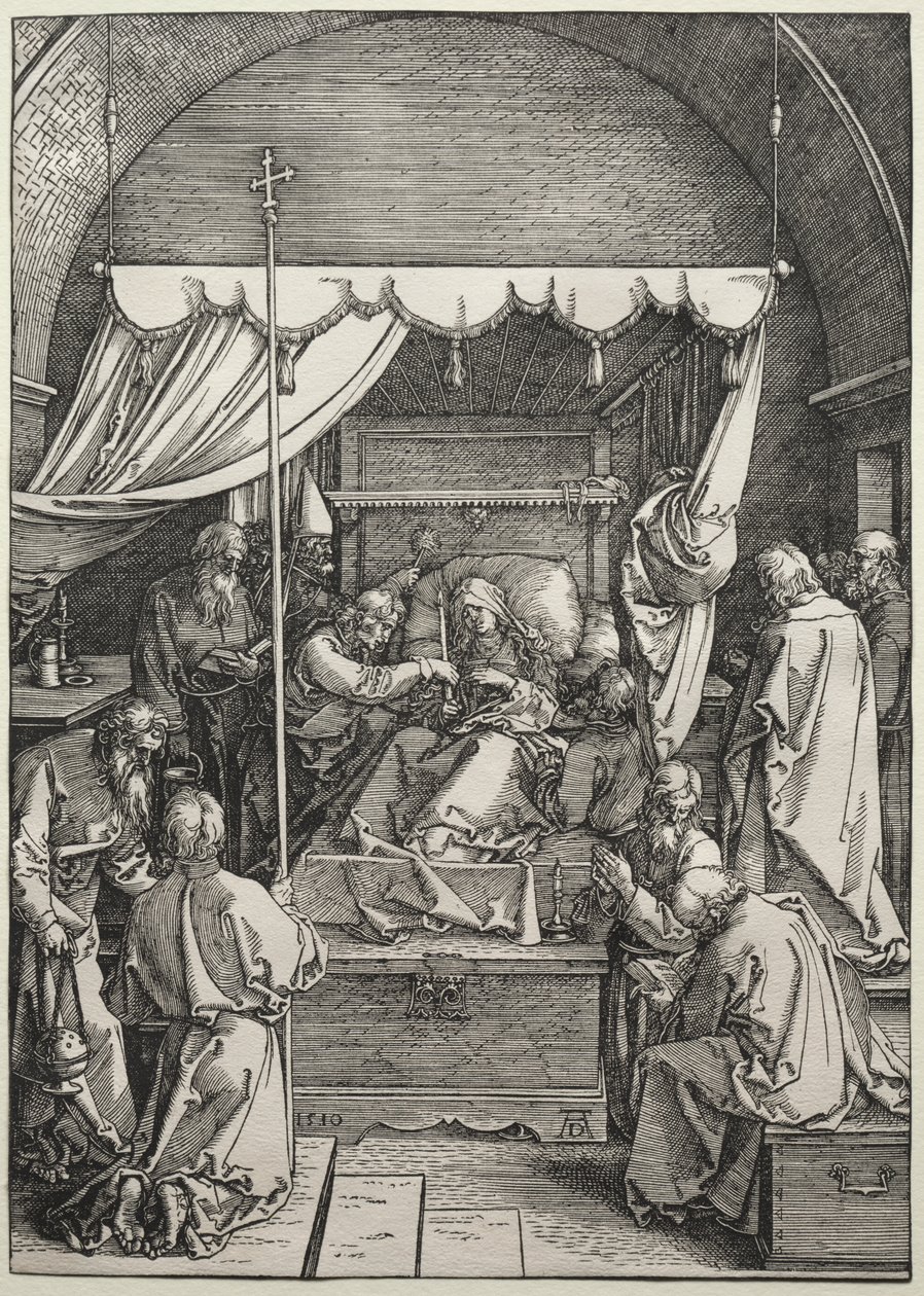 A Morte da Virgem de Albrecht Dürer