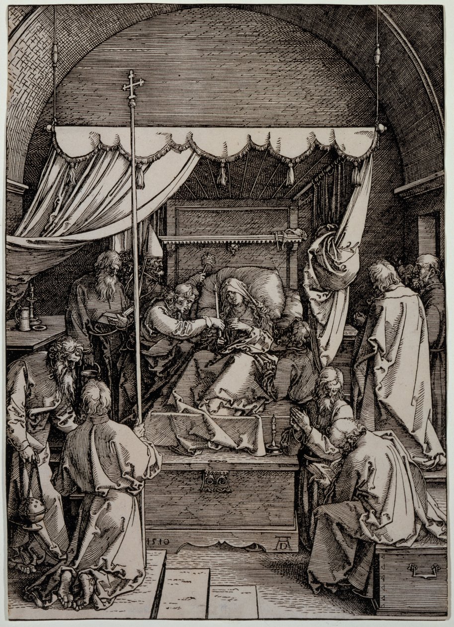 A Morte da Virgem de Albrecht Dürer