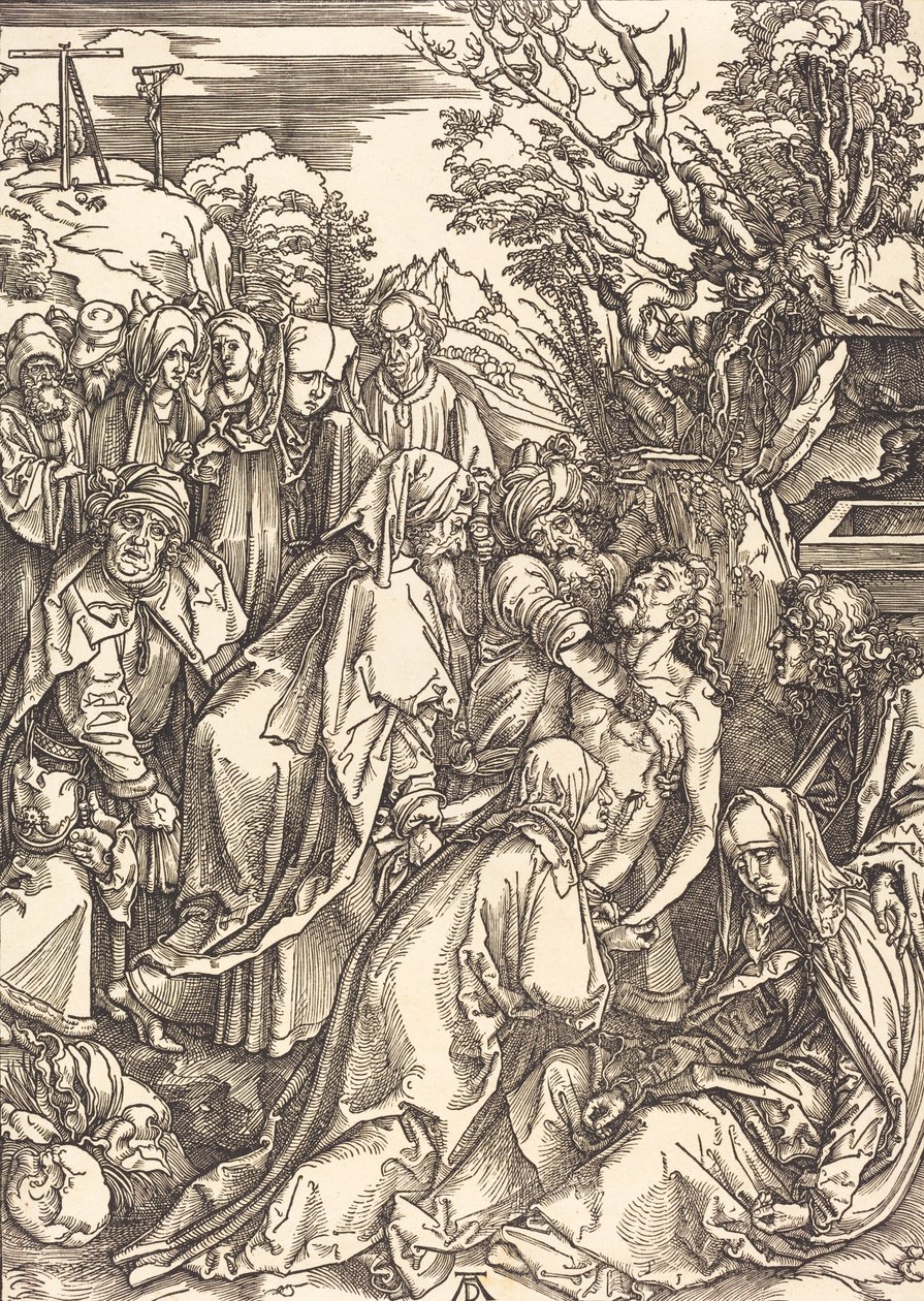 A Deposição, c. 1497. de Albrecht Dürer