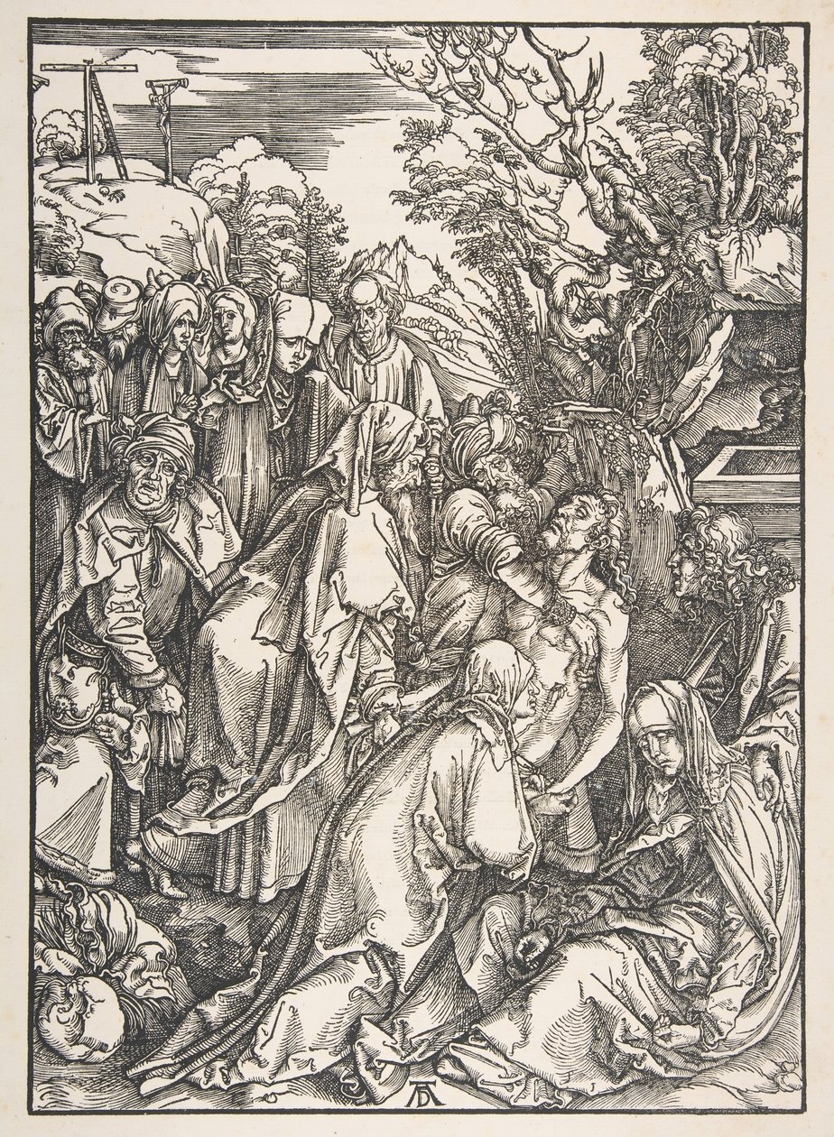 A Deposição de Cristo, da Grande Paixão. de Albrecht Dürer