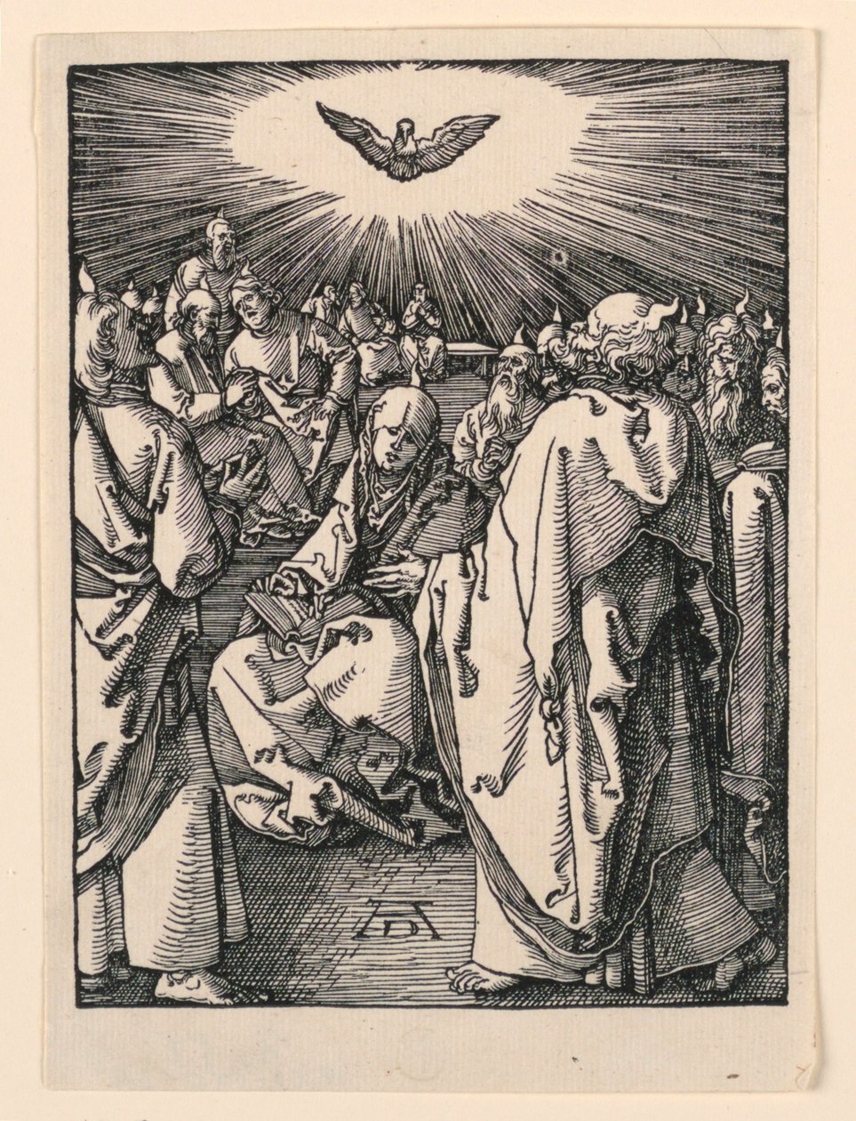 A Descida do Espírito Santo (O Pentecostes), da série A Pequena Paixão de Albrecht Dürer