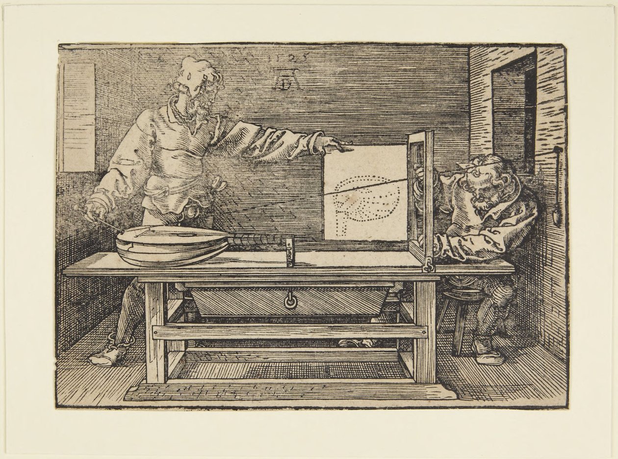 O desenhador do alaúde de Albrecht Dürer