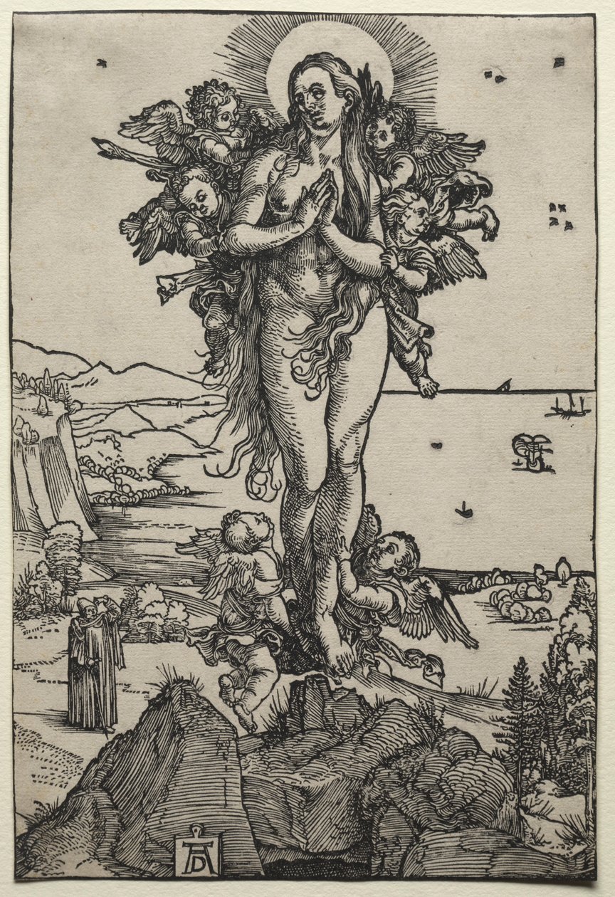 O êxtase de Maria Madalena, 1501-1504. de Albrecht Dürer