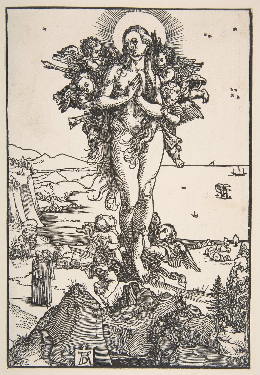 O Êxtase de Santa Maria Madalena.n.d. de Albrecht Dürer