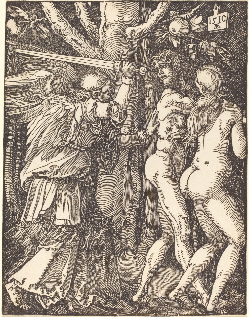 A expulsão do Paraíso, de A Pequena Paixão de Albrecht Dürer