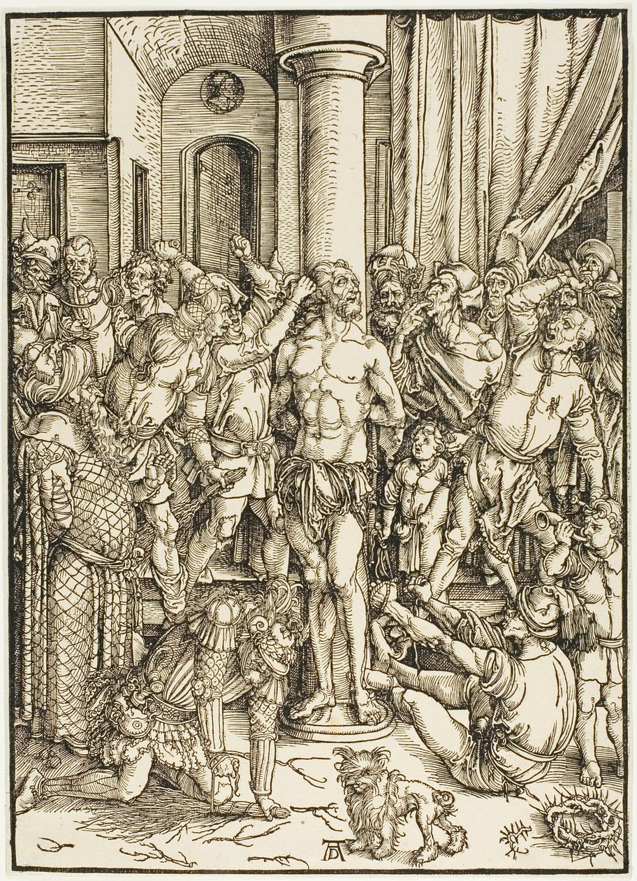 A Flagelação, de A Grande Paixão de Albrecht Dürer
