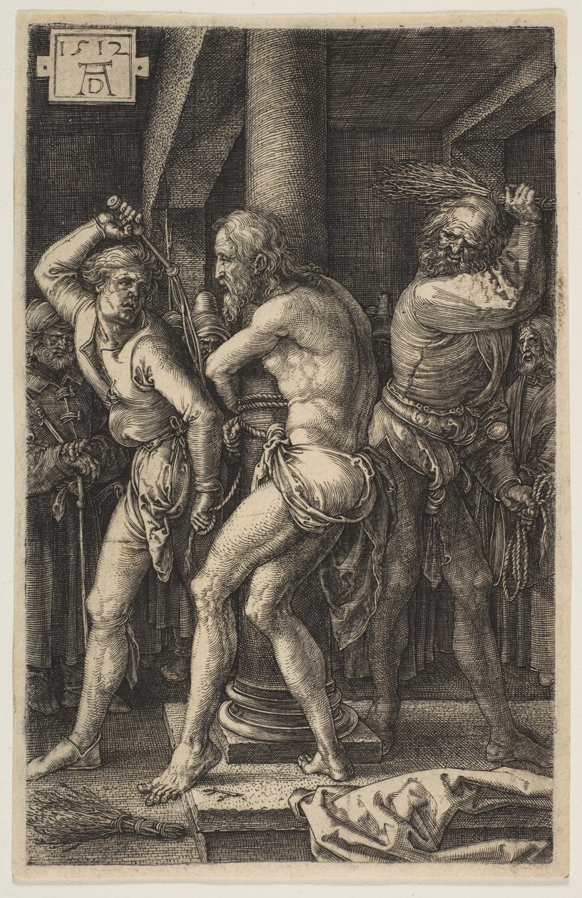 A Flagelação, de The Passion, 1512. de Albrecht Dürer