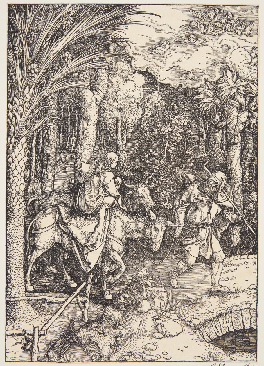 A fuga para o Egito de Albrecht Dürer