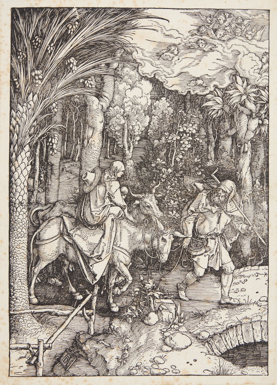 A fuga para o Egito de Albrecht Dürer