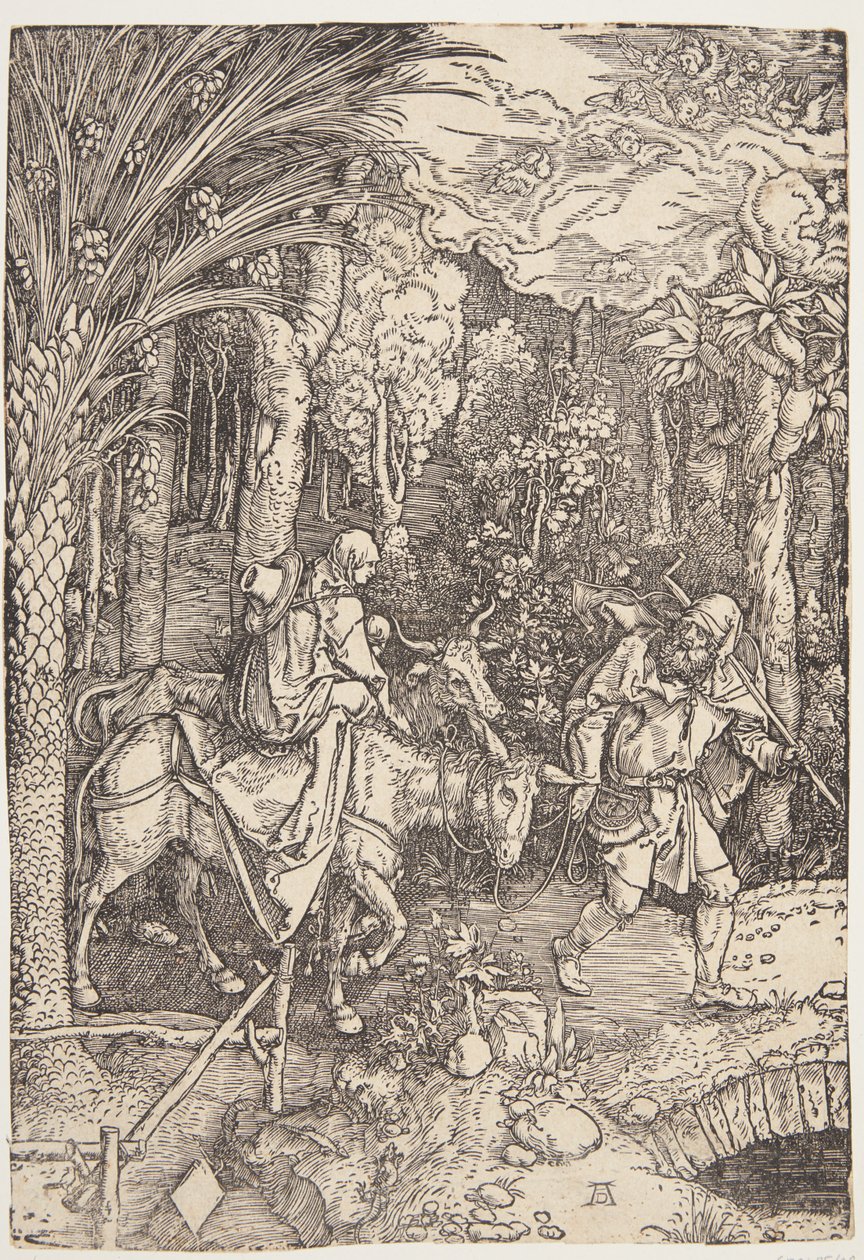 A fuga para o Egito de Albrecht Dürer