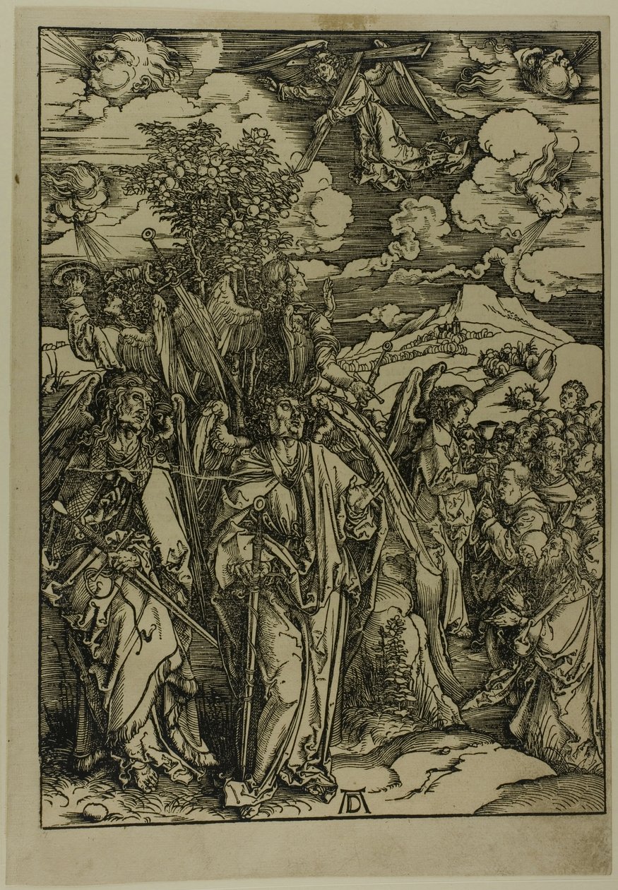 Os Quatro Anjos Mantendo os Ventos, do Apocalipse de Albrecht Dürer