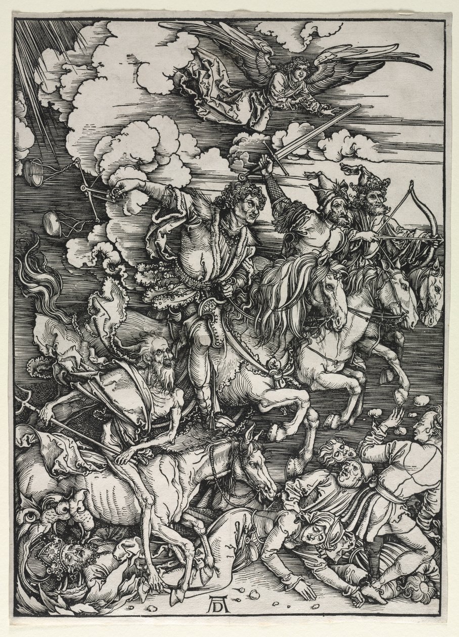 Os Quatro Cavaleiros, do Apocalipse de Albrecht Dürer