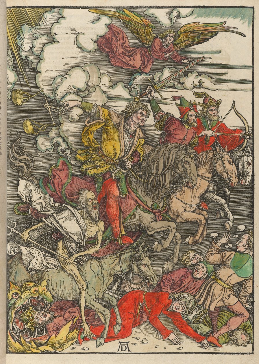 Os Quatro Cavaleiros, de O Apocalipse de Albrecht Dürer
