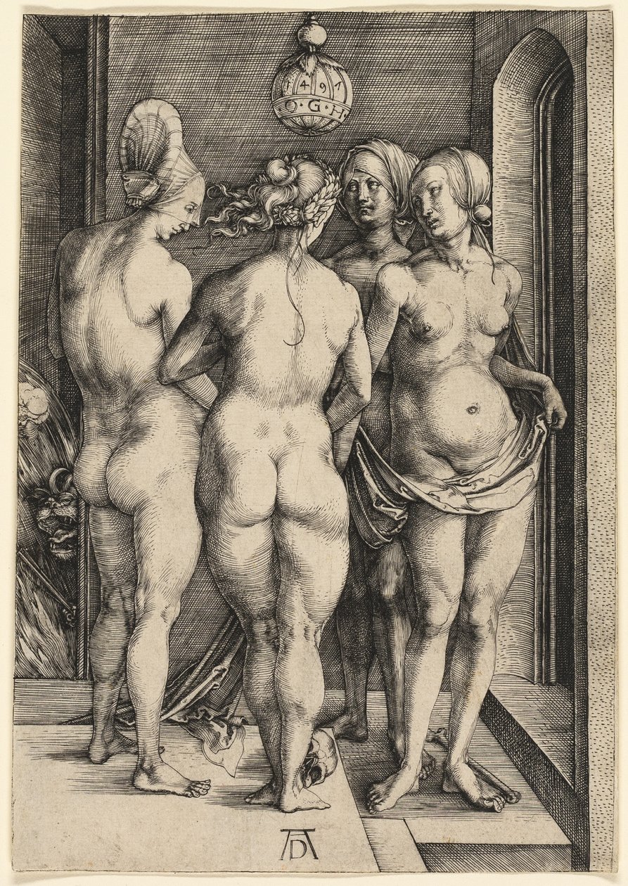 As quatro mulheres nuas de Albrecht Dürer