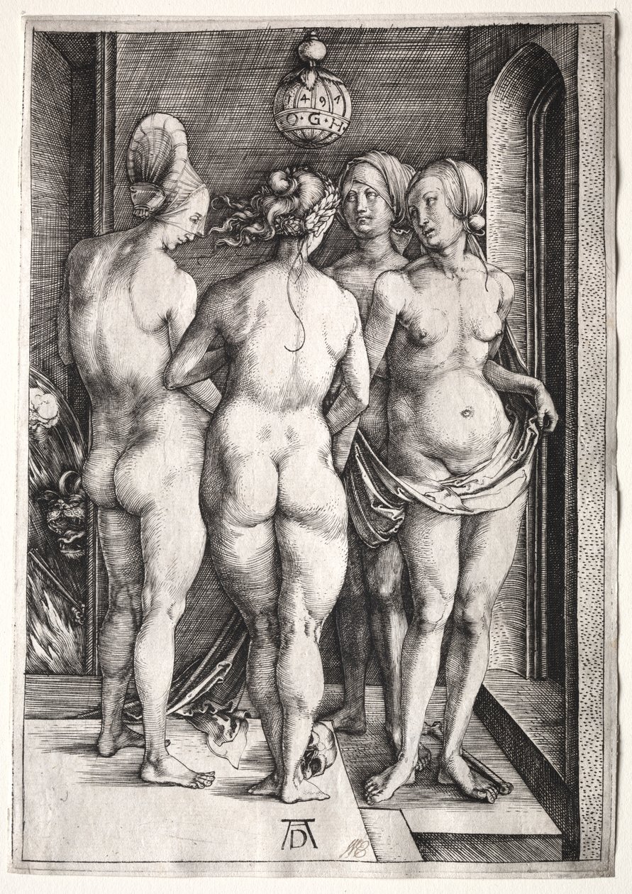 As Quatro Bruxas (Quatro Mulheres Nuas) de Albrecht Dürer