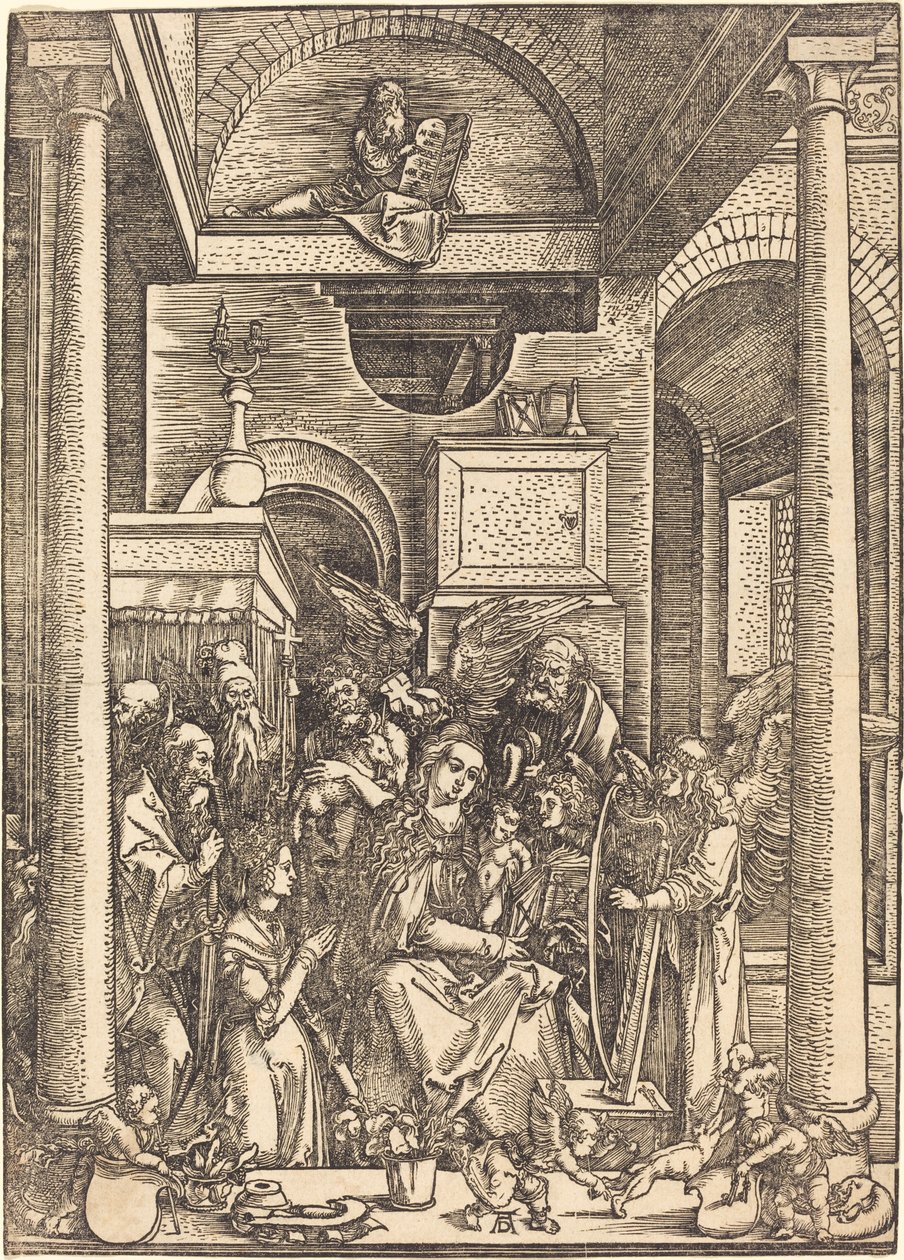 A Glorificação da Virgem de Albrecht Dürer