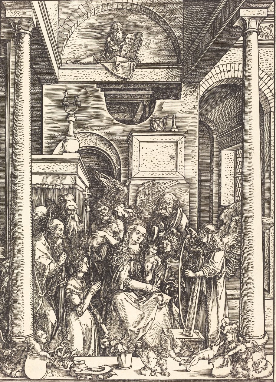 A Glorificação da Virgem, c. 1504. de Albrecht Dürer
