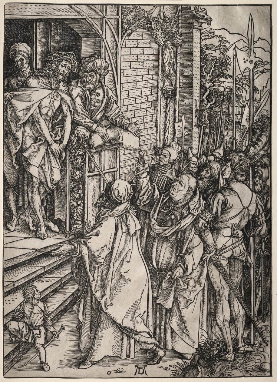 A Grande Paixão: Cristo Mostrado ao Povo de Albrecht Dürer