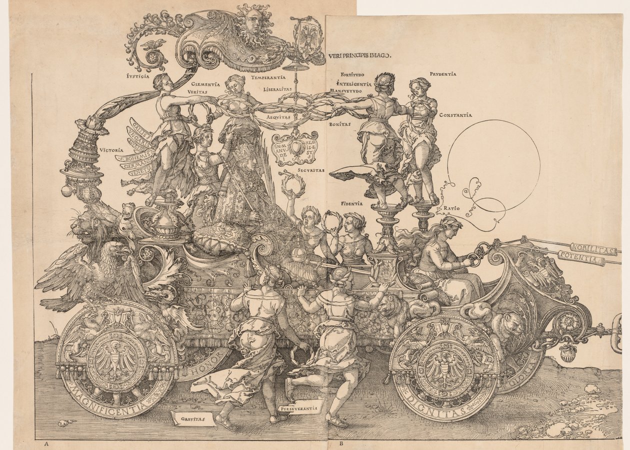 O Grande Carro Triunfal do Imperador Maximiliano de Albrecht Dürer