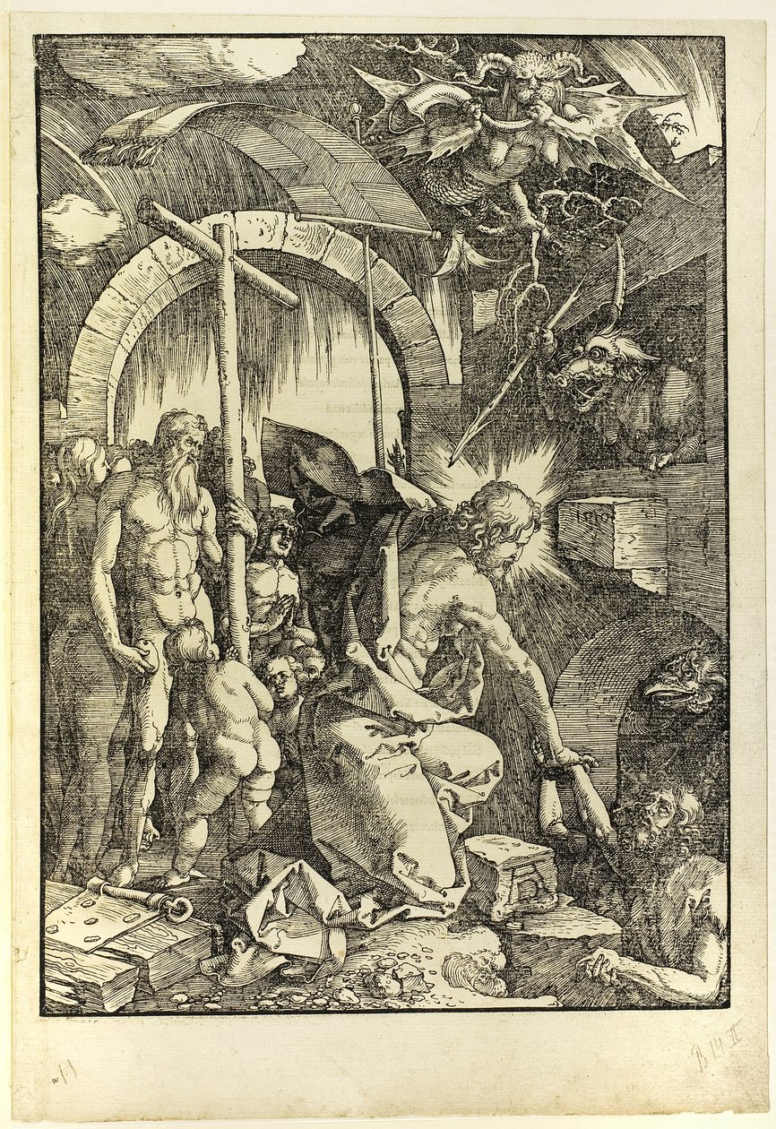 A angústia do inferno, de A Grande Paixão de Albrecht Dürer
