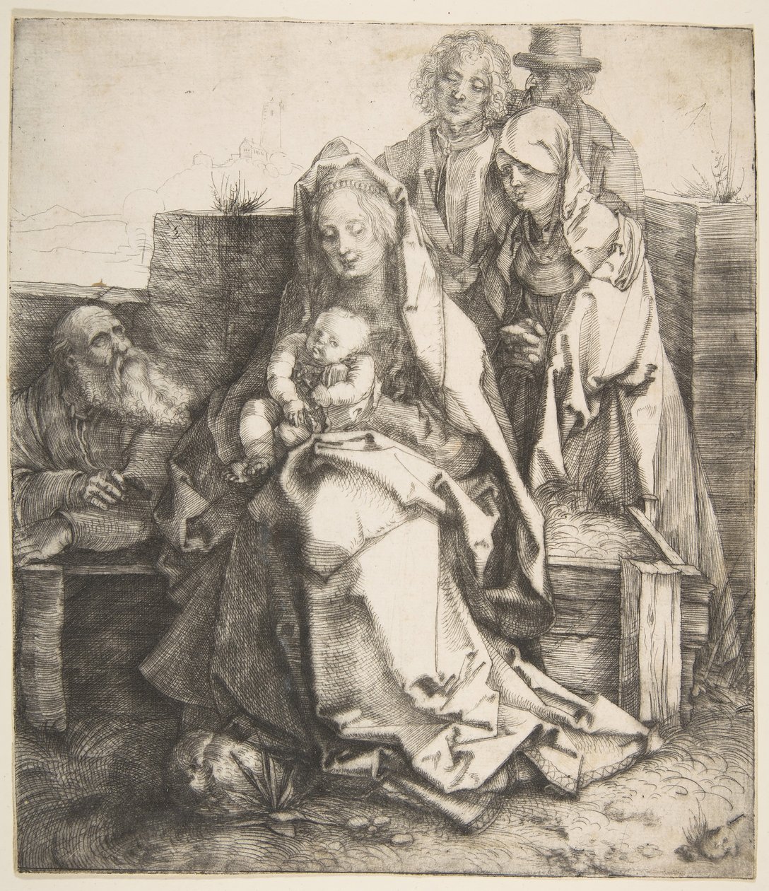 A Sagrada Família, 1512-13. de Albrecht Dürer