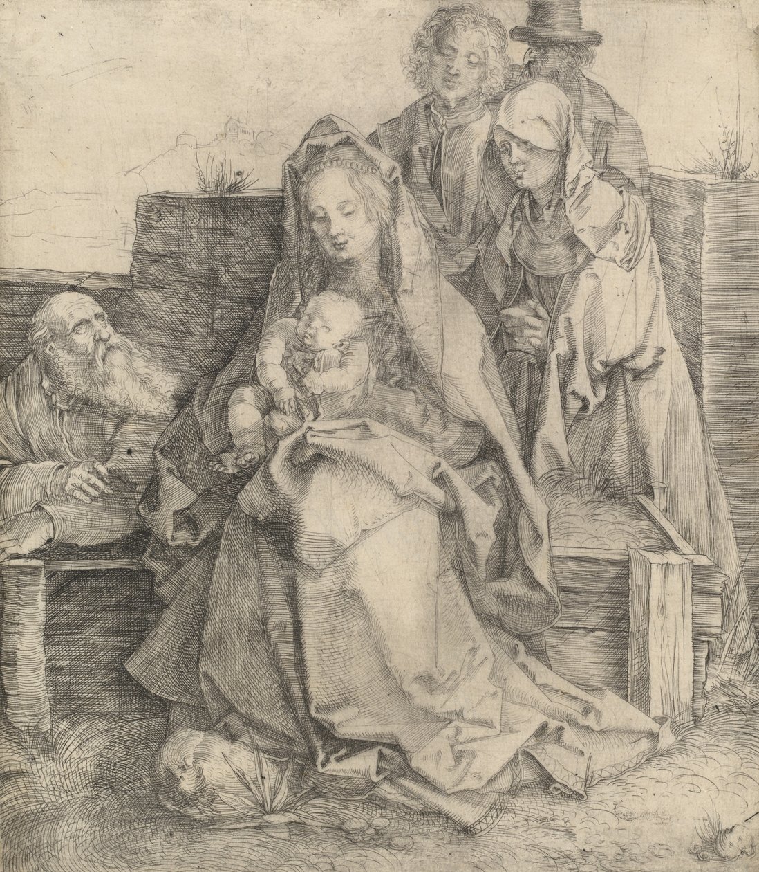 A Sagrada Família, 15121513. de Albrecht Dürer