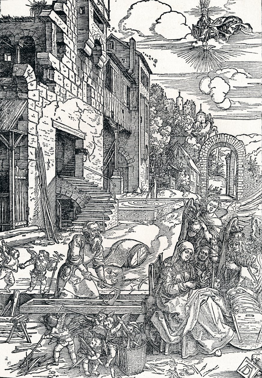 A Sagrada Família no Egito, c1501-1502, 1906 de Albrecht Dürer