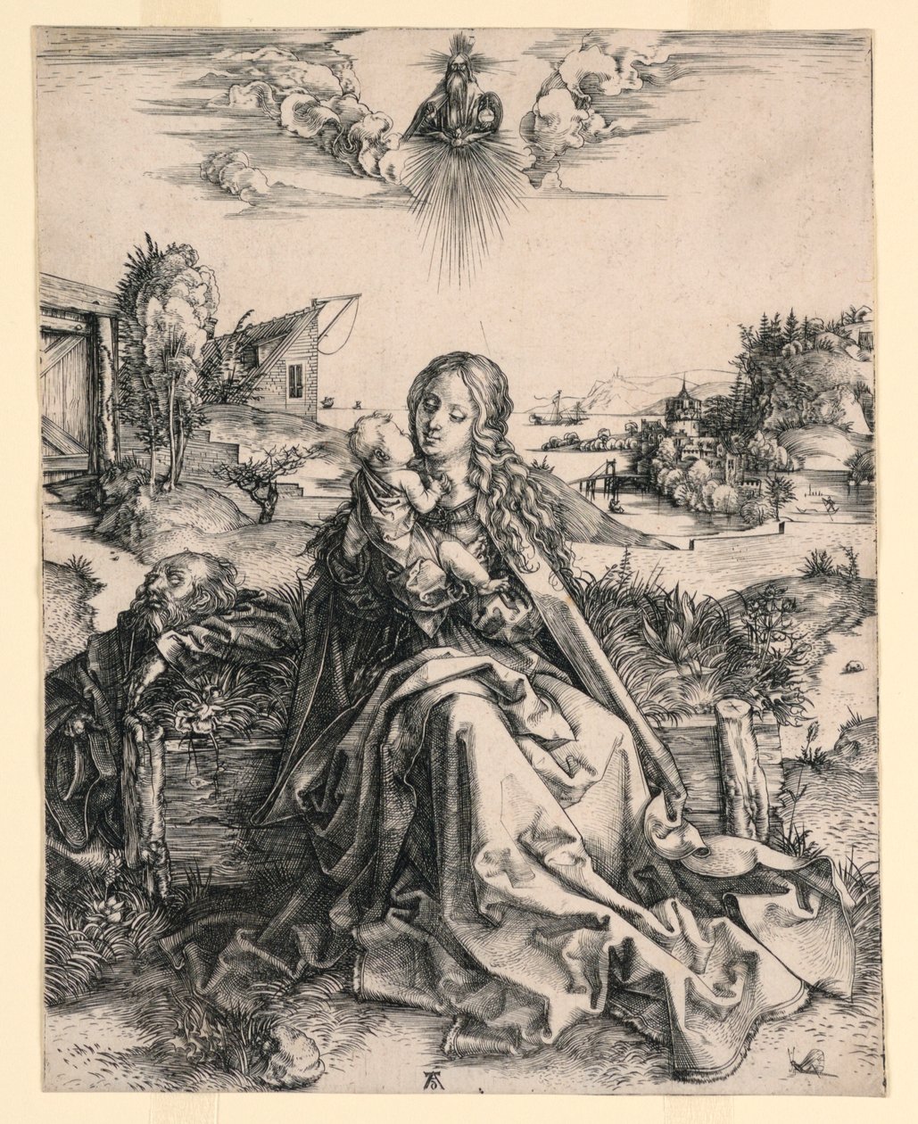A Sagrada Família com Borboleta de Albrecht Dürer