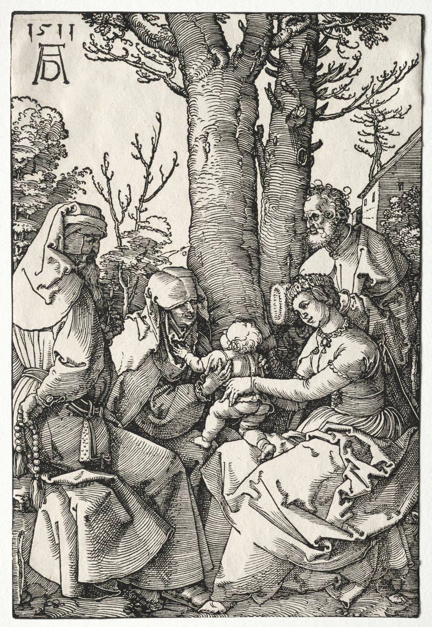 A Sagrada Família com Joachim e Anna de Albrecht Dürer