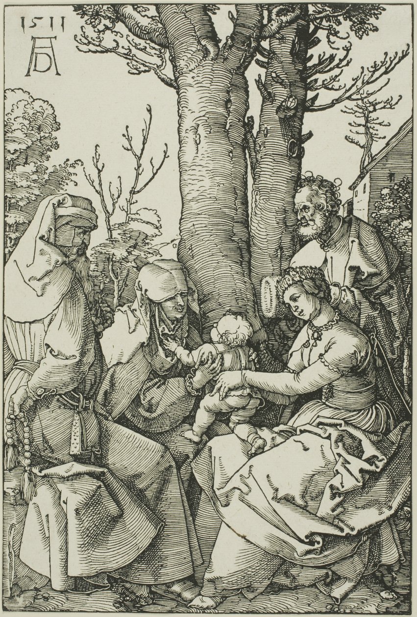 A Sagrada Família com Joaquim e Santa Ana de Albrecht Dürer