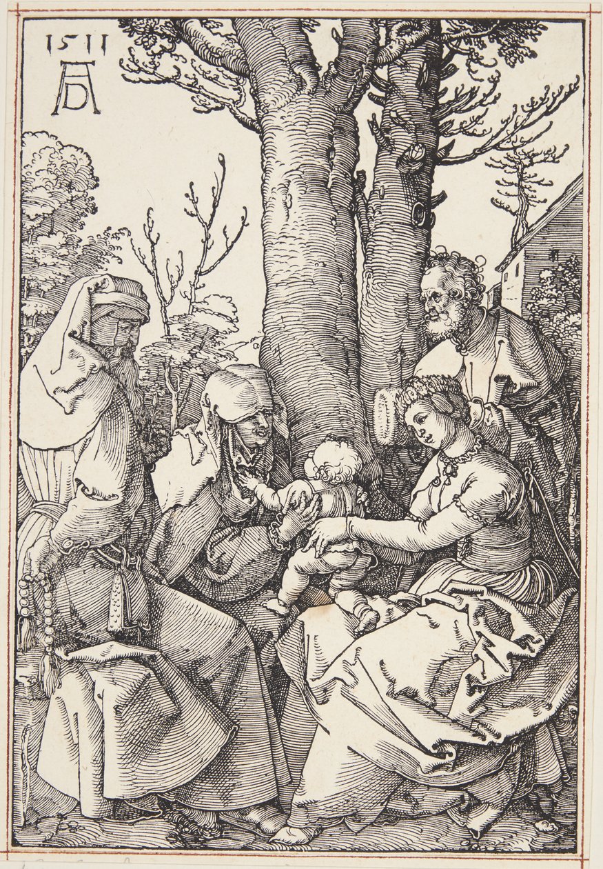 A Sagrada Família com Joaquim e Santa Ana de Albrecht Dürer