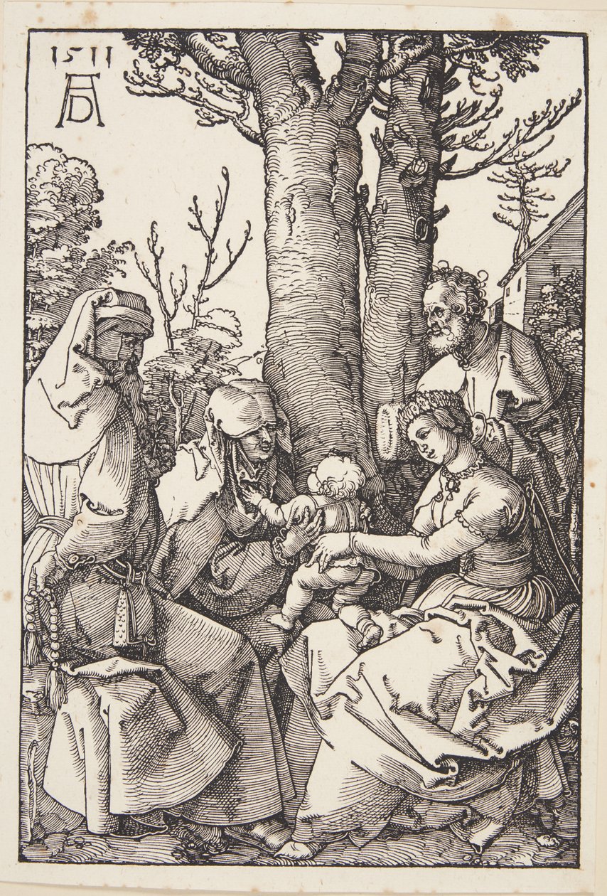 A Sagrada Família com Joaquim e Santa Ana de Albrecht Dürer