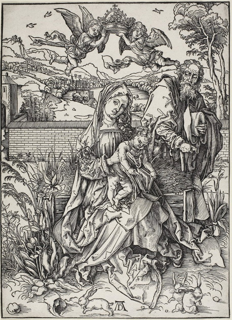 A Sagrada Família com Três Lebres de Albrecht Dürer