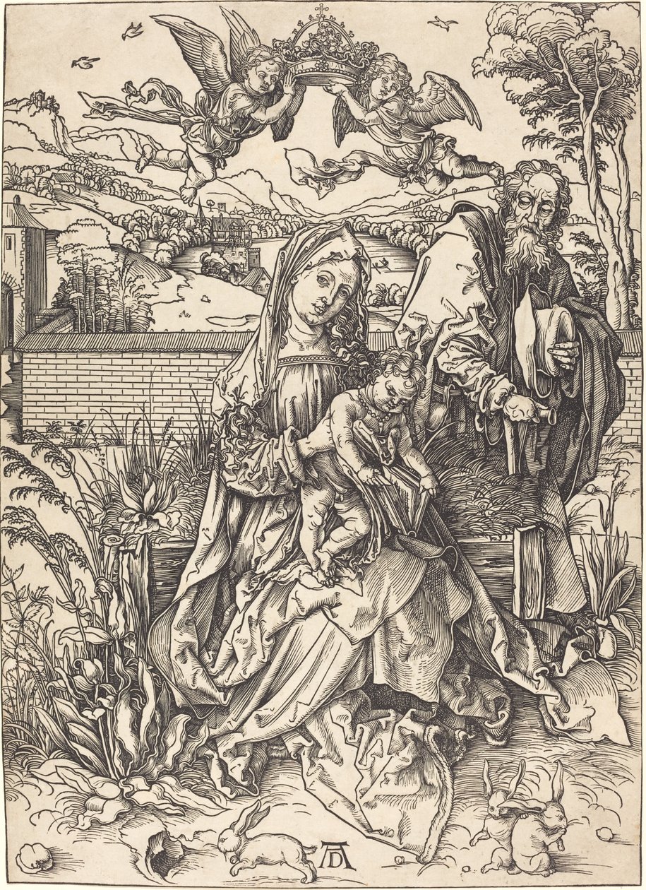 A Sagrada Família com as Três Lebres de Albrecht Dürer