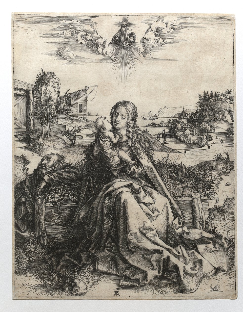 A Sagrada Família com a libélula, c.1495 de Albrecht Dürer