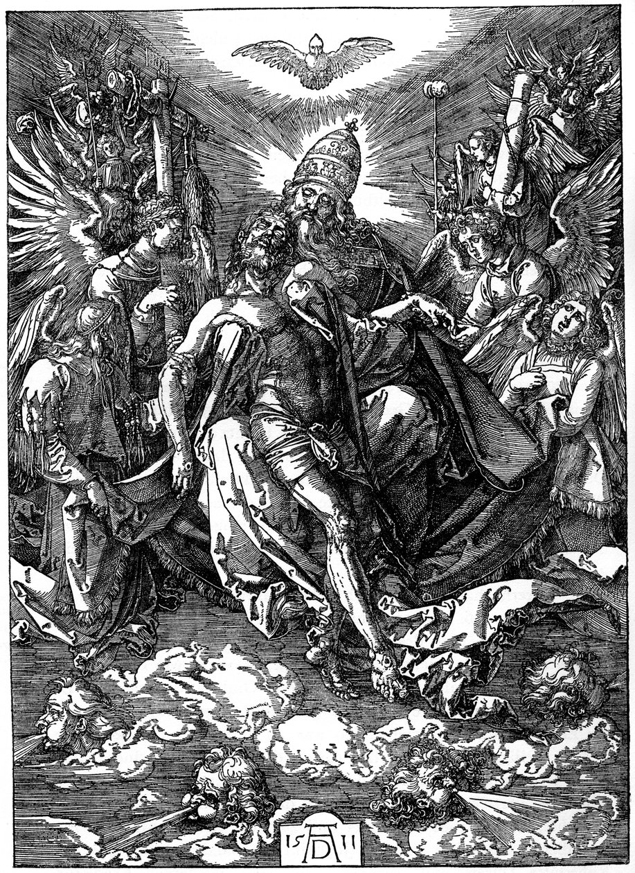 A Santíssima Trindade, 1511, 1936 de Albrecht Dürer