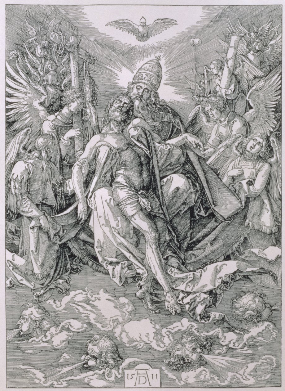 A Santíssima Trindade, pub. 1511 de Albrecht Dürer