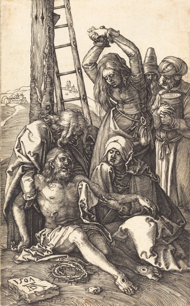A Lamentação, 1507. de Albrecht Dürer