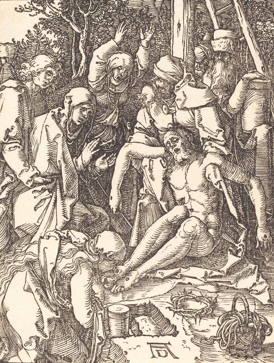 A Lamentação, provavelmente c. 15091510. de Albrecht Dürer