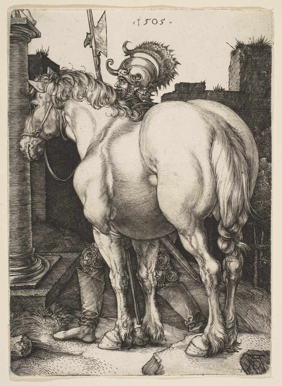 O Grande Cavalo, 1505. de Albrecht Dürer