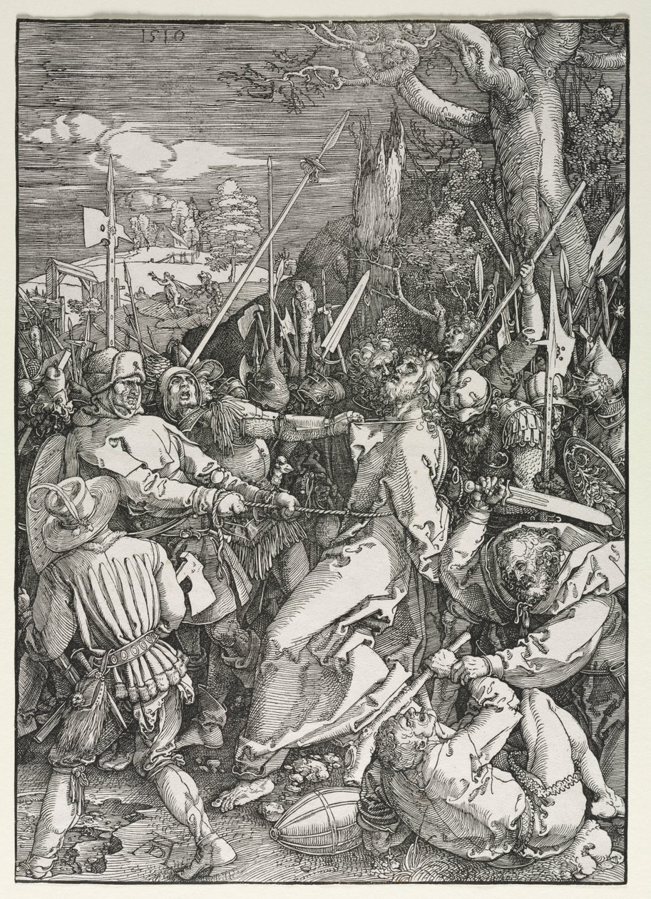 A Grande Paixão: A Traição de Cristo, 1510. de Albrecht Dürer