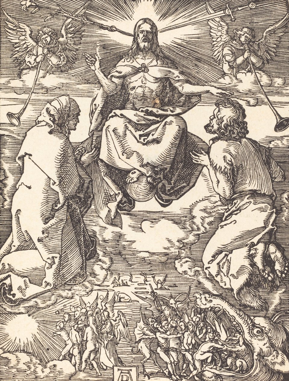 O Juízo Final, provavelmente c. 15091510. de Albrecht Dürer