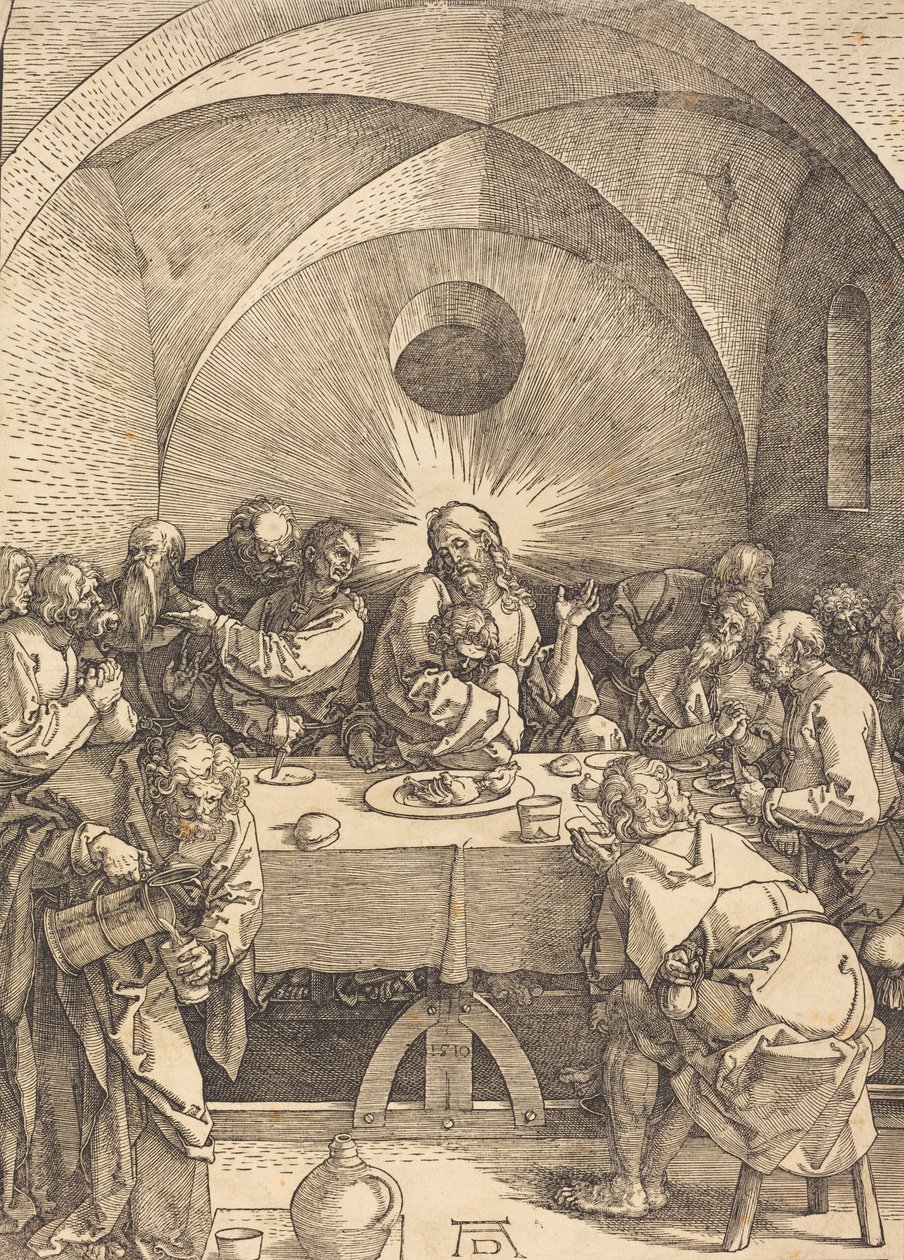 A Última Ceia, 1510. de Albrecht Dürer