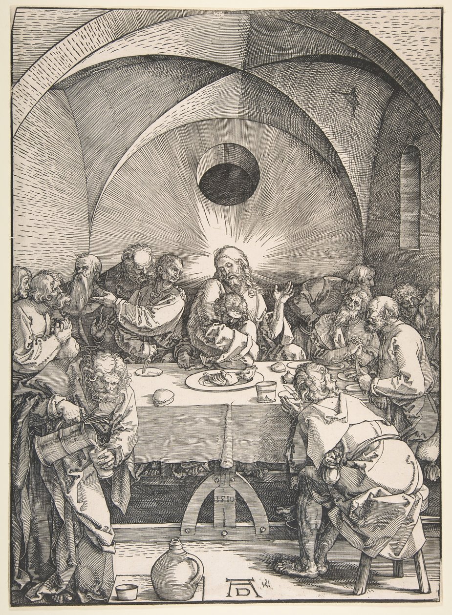 A Última Ceia, 1510. de Albrecht Dürer