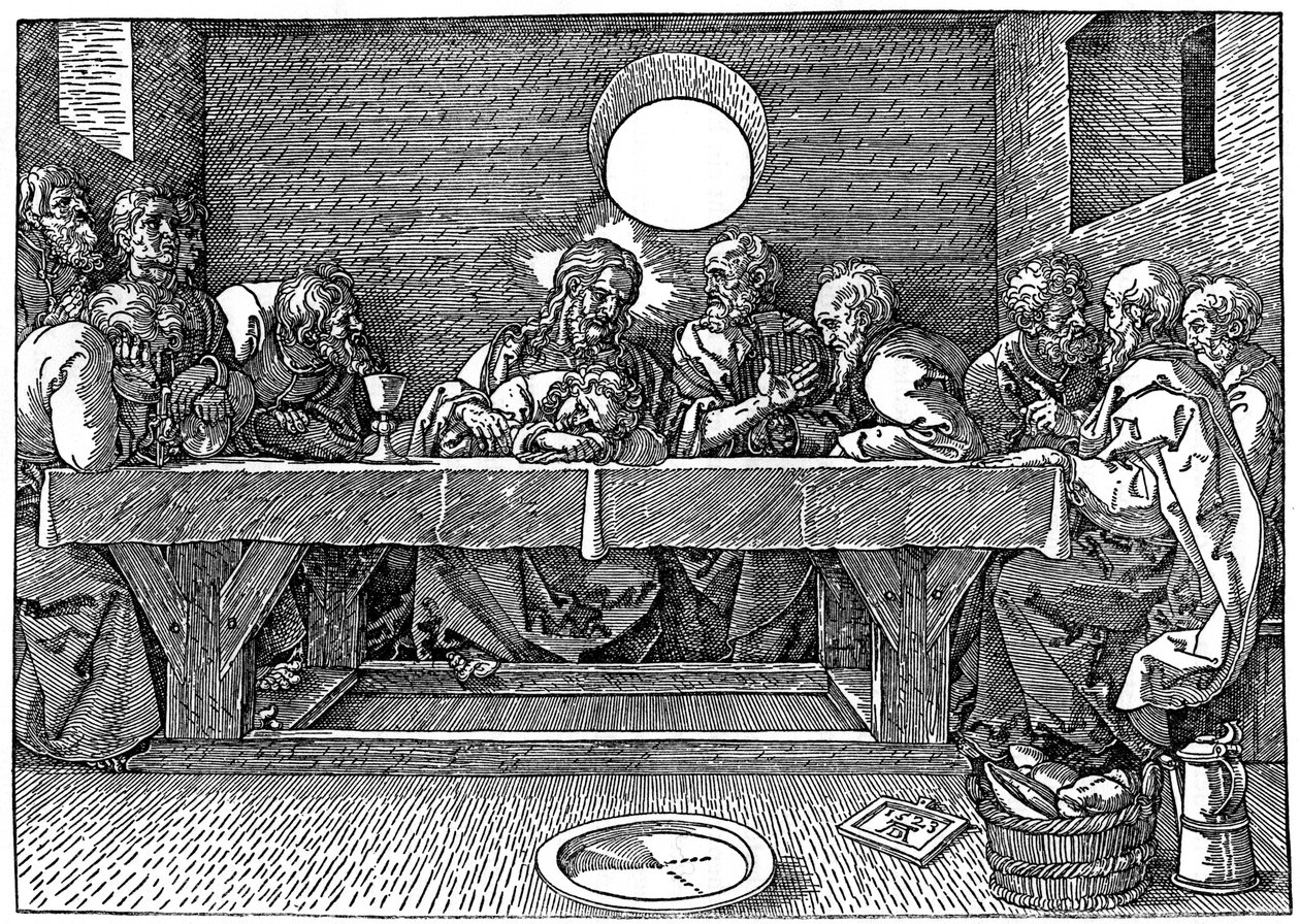 A Última Ceia, 1523, 1936 de Albrecht Dürer