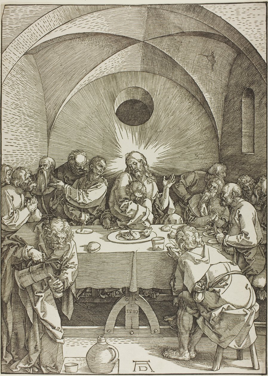 A Última Ceia, de A Grande Paixão de Albrecht Dürer